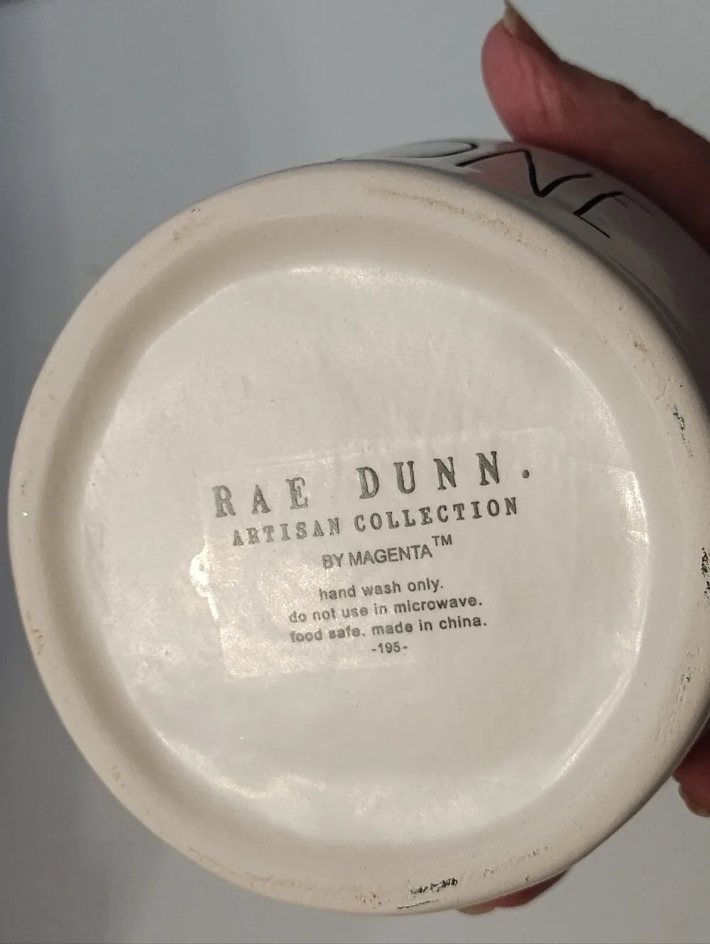 New Rae Dunn Ceramic 'ONE' Nesting Measuring Cups Set Of 4